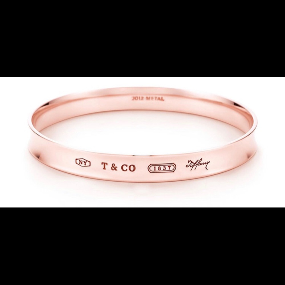 Tiffany & Co Rubedo Metal 1837 Bangle Bracelet